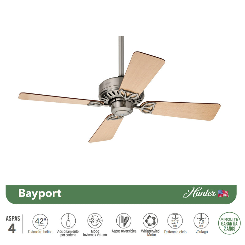 Ventilador de Techo Bayport 42"