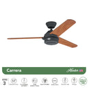 Ventilador de Techo Hunter Carrera 52"