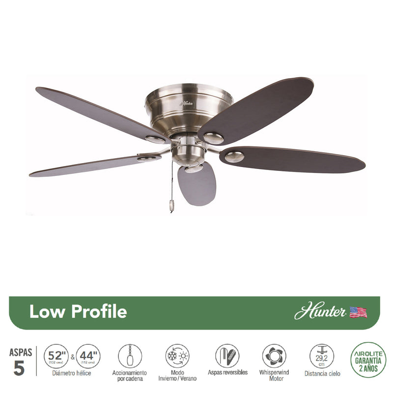 Ventilador de Techo Low Profile III 52"