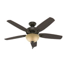 Ventilador de Techo Hunter Builder’s Deluxe 52" Con Luz