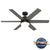 Ventilador de Techo Hunter Arete 52"