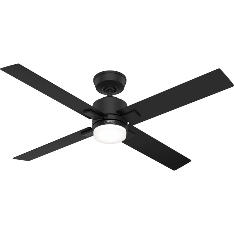 VENTILADOR TECHO HUNTER MILA NEGRO