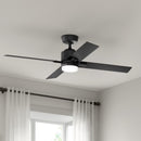 VENTILADOR TECHO HUNTER MILA NEGRO