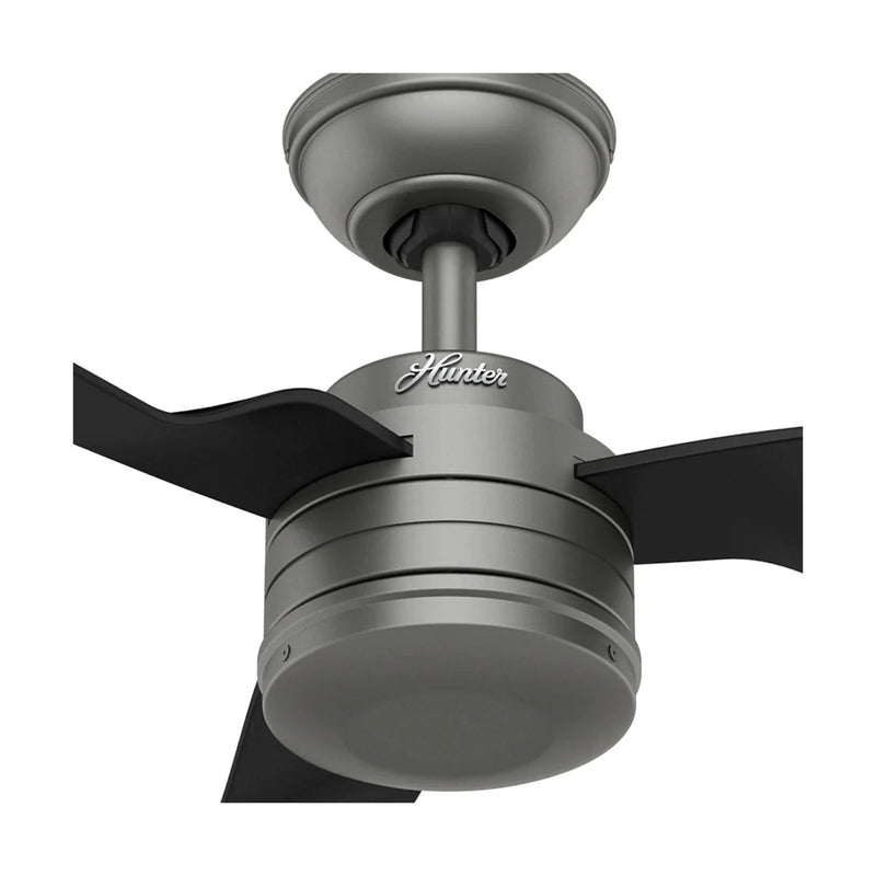 VENTILADOR TECHO HUNTER CABOFRIO OD PLATA