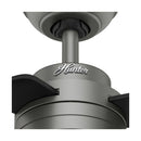 VENTILADOR TECHO HUNTER CABOFRIO OD PLATA