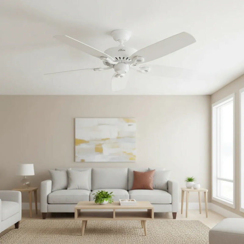 PACK X2 VENTILADOR DE TECHO HUNTER BUILDER ELITE BLANCO 52