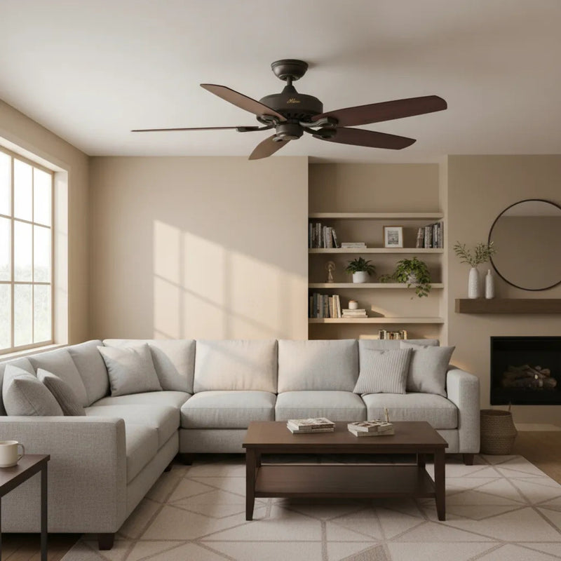 VENTILADOR DE TECHO HUNTER BUILDER ELITE BRONCE ENVEJECIDO 52
