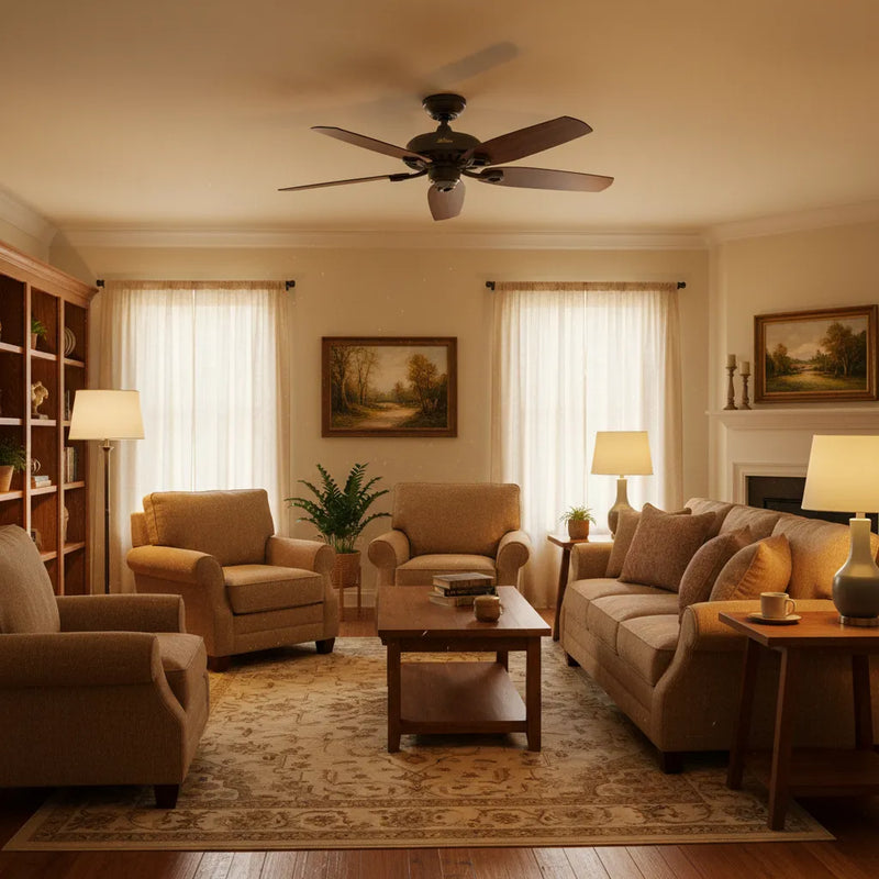 VENTILADOR DE TECHO HUNTER BUILDER ELITE BRONCE 52