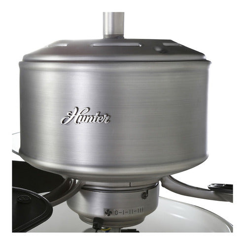 Ventilador de Techo Hunter Builder’s Deluxe 52" Con Luz