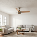 VENTILADOR DE TECHO HUNTER CARRERA NIQUEL 52