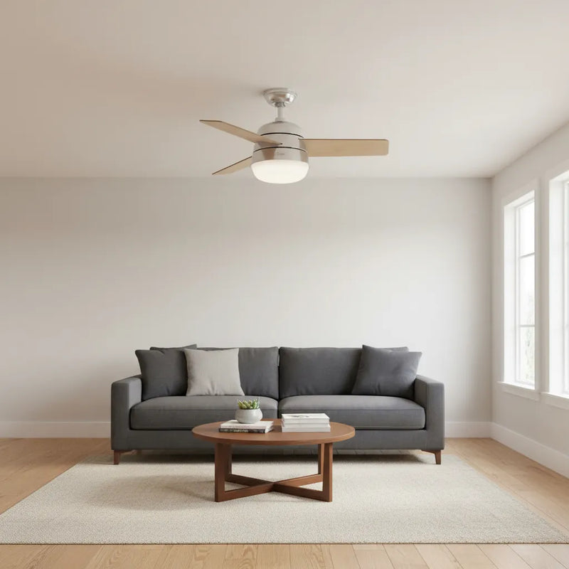 PACK X2 VENTILADOR DE TECHO HUNTER FINLEY NIQUEL 36