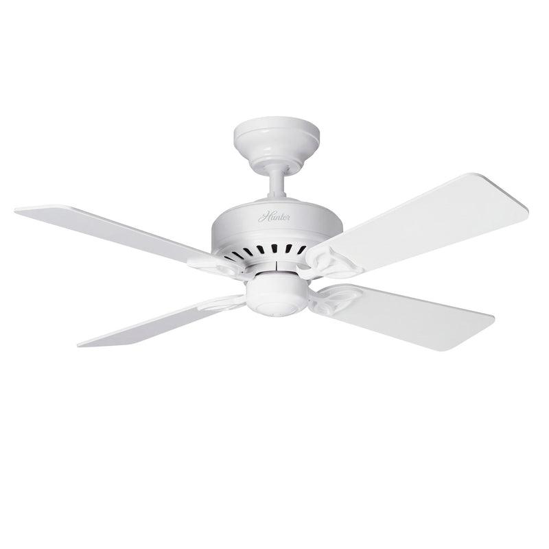 VENTILADOR TECHO HUNTER BAYPORT BCO