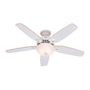 VENTILADOR TECHO HUNTER BDR DELUXE BCO