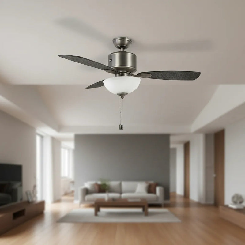 Ventilador de Techo Hunter Builder’s Deluxe 52" Con Luz